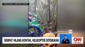 VIDEO: Sempat Hilang Kontak, Helikopter Ditemukan