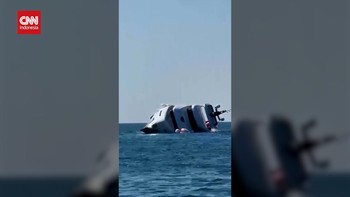 VIDEO: Detik-detik Kapal Pesiar Rp16 M Tenggelam usai 15 Menit Melaut