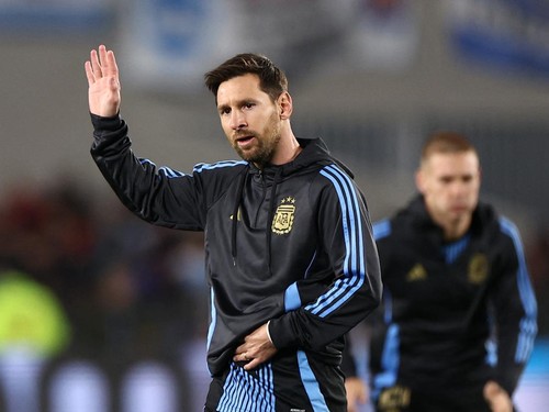 Messi Nangis saat Pemanasan Argentina vs Venezuela