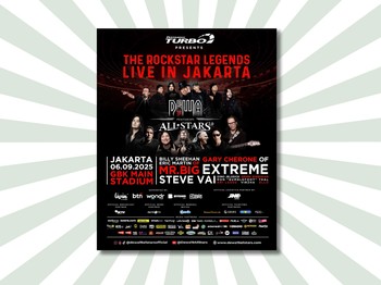 Steve Vai Lengkapii Line-up Bertabur Bintang Dunia di Konser Dewa 19 All Stars 2.0, Sabtu, 6 September 2025 di GBK