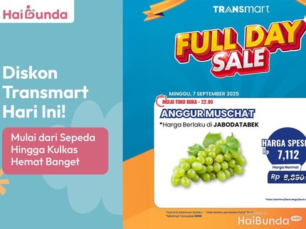 Diskon Transmart Hari Ini! Mulai dari Sepeda Hingga Kulkas Hemat Banget
