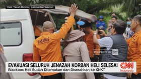 VIDEO: Evakuasi Seluruh Jenazah Korban Heli Selesai