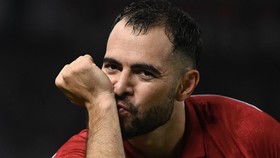 Pesepak bola Timnas Indonesia Jordi Amat berselebrasi usai mencetak gol ke gawang Timnas Taiwan dalam FIFA Matchday di Stadion Gelora Bung Tomo, Surabaya, Jawa Timur, Jumat (5/9/2025). ANTARA FOTO/Sigid Kurniawan/Lmo/nz