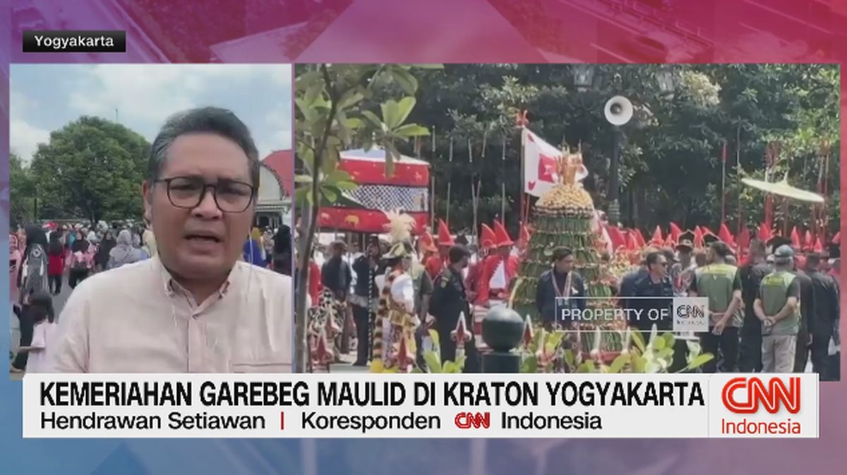 VIDEO: Kemeriahan Garebeg Maulid di Kraton Yogyakarta