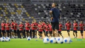 FOTO: Timnas Indonesia Siap Memangsa Taiwan