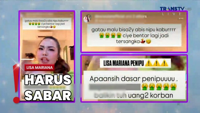 Bantah Tudingan Penipuan Produk Endorse, Lisa Mariana: Harus Antre