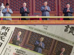 Viral Foto Prabowo Dicrop Koran Jepang saat Hadiri Acara Bersama 4 Pemimpin Negara