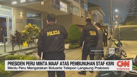 VIDEO: Presiden Peru Minta Maaf Atas Pembunuhan Staf KBRI