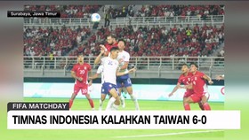 VIDEO: Timnas Indonesia Kalahkan Taiwan 6-0