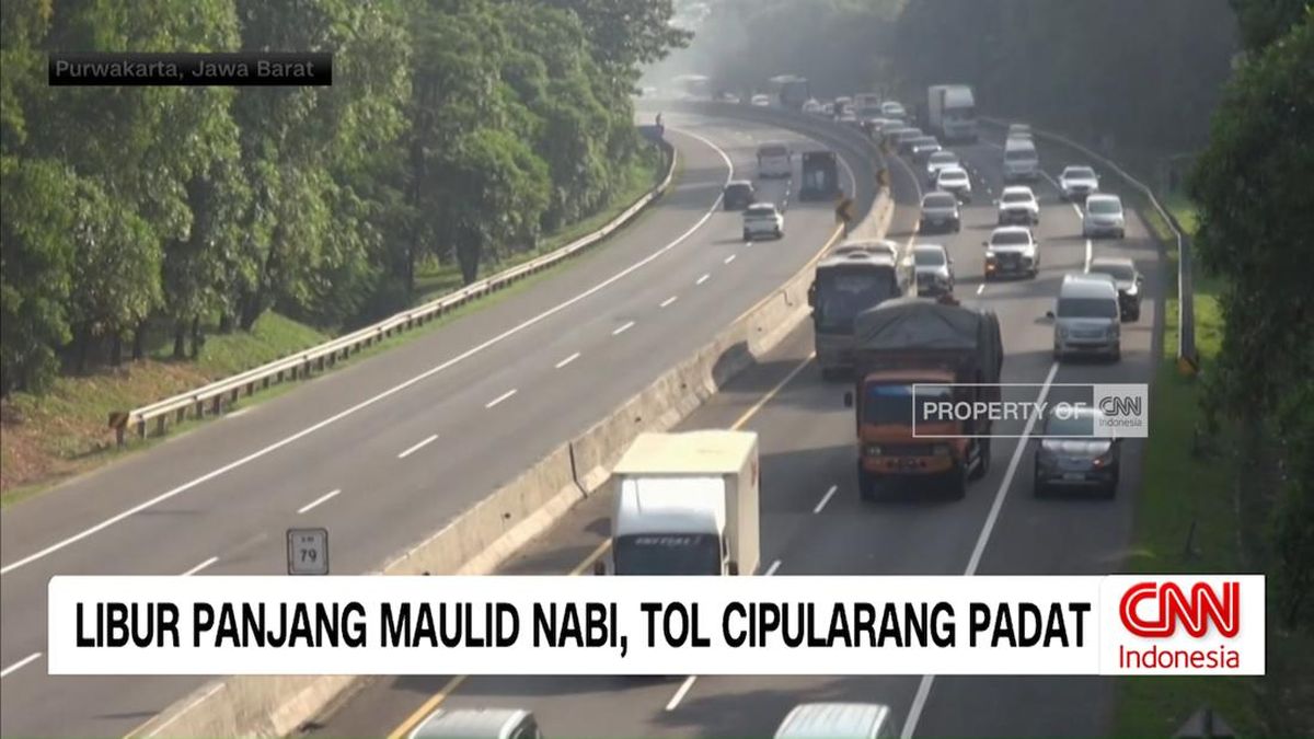 VIDEO: Pantauan Lalin Libur Panjang Maulid Nabi