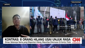 VIDEO: KontraS: 8 Orang Hilang Usai Unjuk Rasa