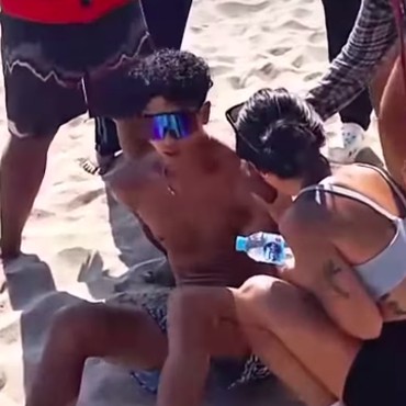 Turis Asing Terjatuh saat Jogging di Pantai Kuta Bali, Jalanan Rusak jadi Sorotan