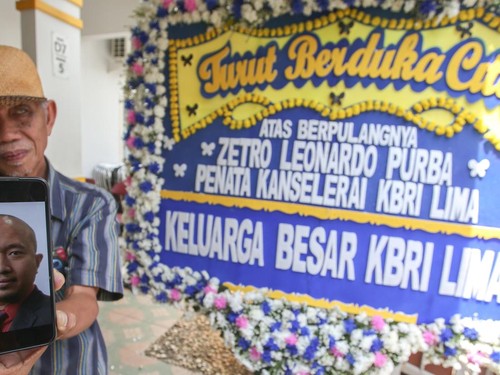 Jenazah Staf KBRI Lima Zetro Leonardo Purba Tiba di Jakarta