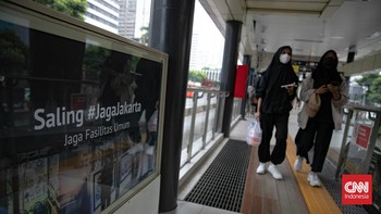 FOTO: Halte Transjakarta Bundaran Senayan Kembali Beroperasi