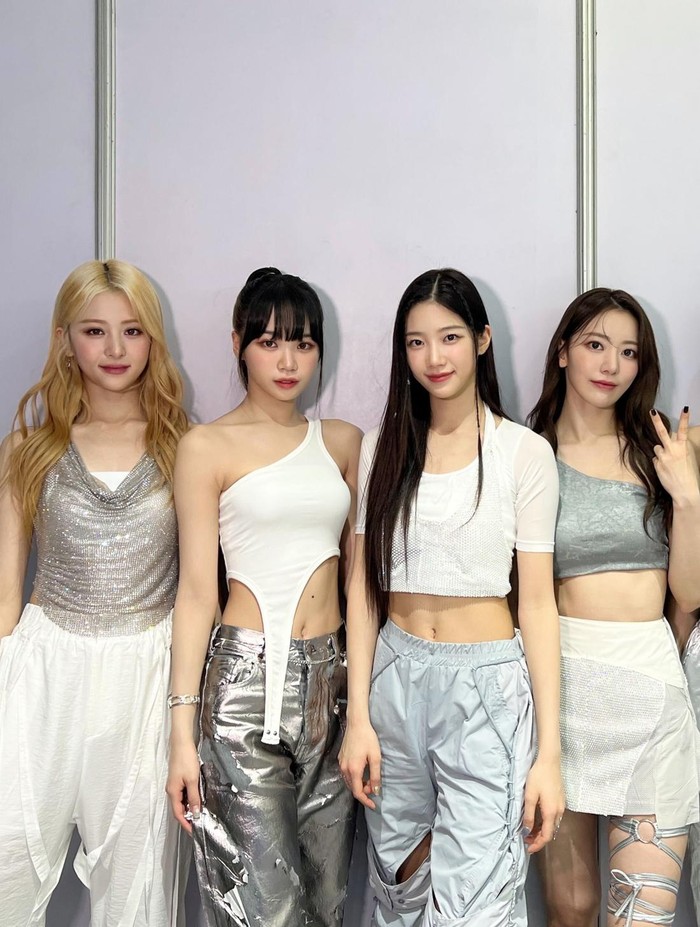 LE SSERAFIM adalah idol K-Pop kedua yang tampil di America's Got Talent. Sebelumnya, BTS sudah lebih dulu tampil di acara ini./ Foto: x.com/le_sserafim