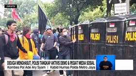 VIDEO: Polisi Tangkap Aktivis Demo & Pengiat Media Sosial