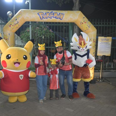 Pokemon Meriahkan Pertandingan Timnas U23 Vs Makau