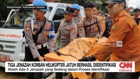 VIDEO: Tiga Jenazah Korban Helikopter Jatuh Berhasil Diidentifikasi