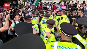 VIDEO: Ratusan Orang Ditangkap saat Demo Pro-Palestina di London