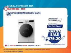 Mesin Cuci Front Load 7KG Hanya Rp 3 Jutaan di Transmart Full Day Sale