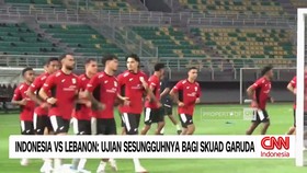 VIDEO: Indonesia Vs Lebanon: Ujian Sesungguhnya Bagi Skuad Garuda