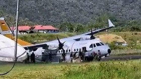 Pesawat TNI AU Alami Kecelakaan Saat Mendarat di Bandara Oksibil Papua