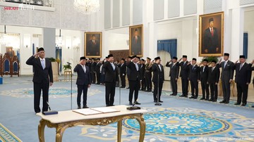 Peta Partai Politik di Kabinet Usai Prabowo Lantik Menteri Baru