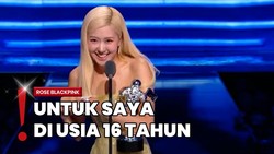 Rose BLACKPINK Idol Kpop Pertama Pemenang Song of The Year VMAs