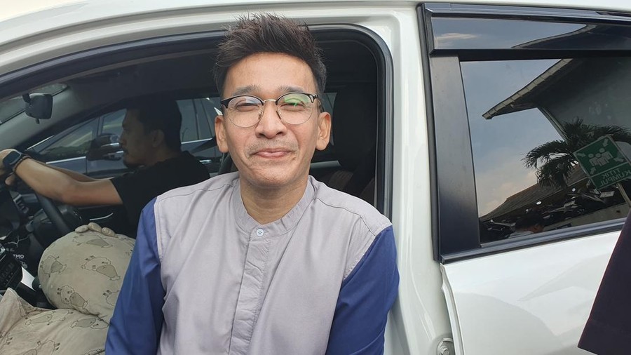 Ruben Onsu saat ditemui di kawasan CT Corp&comma; Jakarta Selatan&comma; Senin &lpar;8&sol;9&sol;2025&rpar;&period;