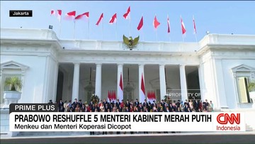 VIDEO: Presiden Prabowo Reshuffle 5 Menteri Kabinet Merah Putih