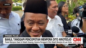 VIDEO: Menpora Dito Dicopot, Bahlil: Itu Hak Prerogatif Presiden