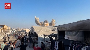 VIDEO: Detik-detik Israel Hantam Al Jazeera Club di Gaza