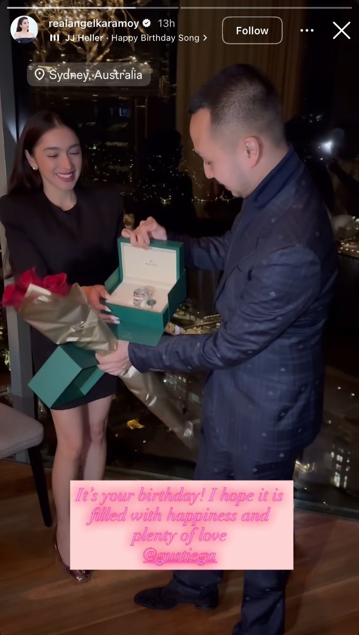 Angel Karamoy dan Gusti Ega