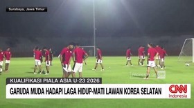 VIDEO: Garuda Muda Hadapi Laga Hidup Mati Lawan Korea Selatan