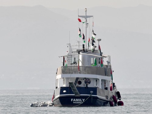 Kapal Bantuan Gaza GSF Diserang Drone di Tunisia, Delegasi WNI Aman