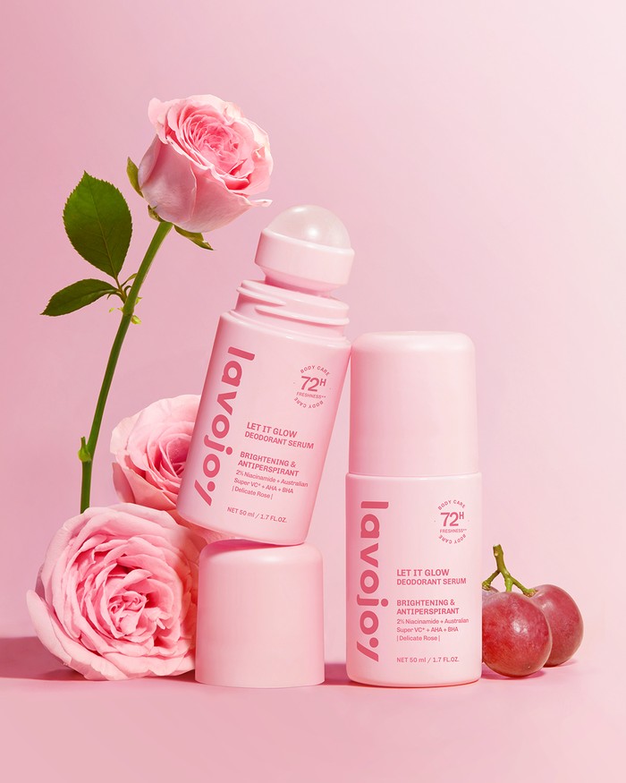 lavojoy Let It Glow Series. Cara mudah tampil wangi dan segar seharian.