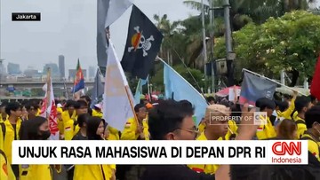VIDEO: Tagih Tuntutan ke DPR, Mahasiswa Kembali Gelar Unjuk Rasa