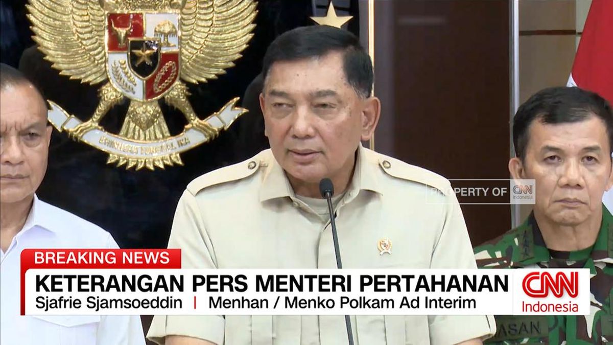 VIDEO: FULL Keterangan Pers Menteri Pertahanan