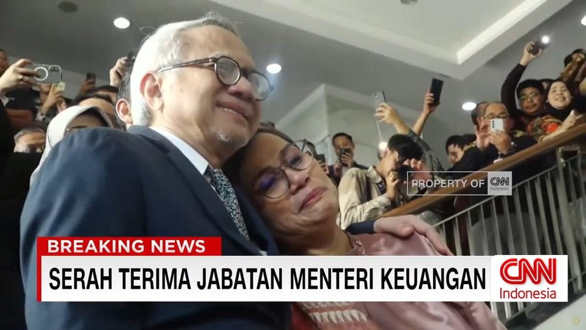 VIDEO: Air Mata dan Nyanyian Pegawai Kemenkeu Lepas Sri Mulyani
