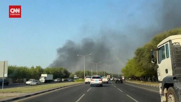 VIDEO: Israel Bombardir Qatar, Asap Membumbung di Ibu Kota Doha