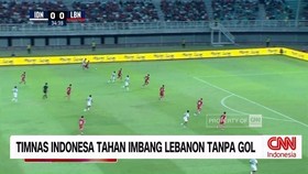VIDEO: Timnas Indonesia Tahan Imbang Lebanon Tanpa Gol