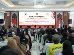 Polri Salurkan 1.500 Paket Bansos ke Warga Kukar Kaltim