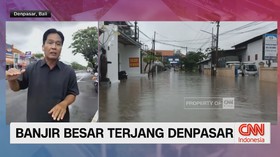 VIDEO: Banjir Besar Terjang Denpasar