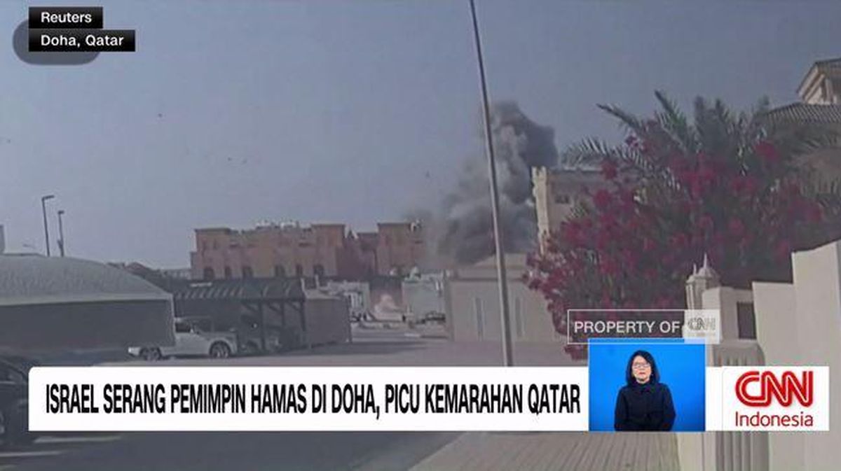 VIDEO: Israel Serang Pemimpin Hamas di Doha, Picu Kemarahan Qatar