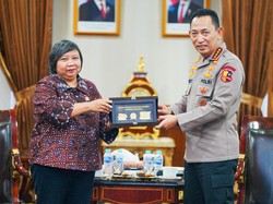 Kapolri Ajak Komnas HAM Bersinergi Awasi Pelaksanaan Pengamanan Unjuk Rasa