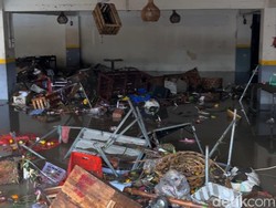 Basement Pasar Kumbasari Kebanjiran, Aktivitas Pedagang Lumpuh!