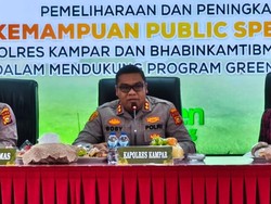 Bhabin di Kampar Dilatih Public Speaking Dukung Program Green Policing