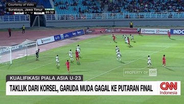 VIDEO: Takluk dari Korsel, Garuda Muda Gagal ke Putaran Final