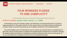 VIDEO: Sineas dan Artis Hollywood Kompak Deklarasi Boikot Israel