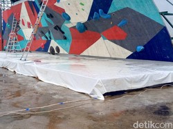 Hujan Deras, Pertandingan Panjat Tebing Porprov Bali Ditunda